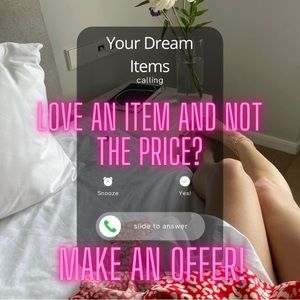 Your dream closet is calling! Answer it and make me an offer!